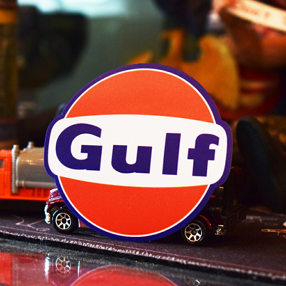 楽天市場】【メール便可】ステッカー#098 GULF Orange Disk ロゴ 3枚