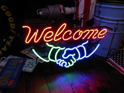 アメリカン雑貨 WELCOMEネオンサイン アメリカン雑貨】ネオン サイン【WELCOME】【アメリカ雑貨