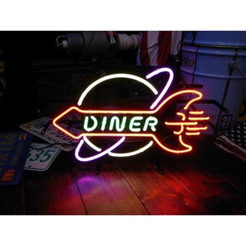 ネオンサイン DINER 看板 / ネオンライト 店舗用 オープン サイン カフェ バー ショップ ガレージ インテリア おしゃれ アメリカン雑貨 レトロ｜アメリカンガレージライフCHOPPERS