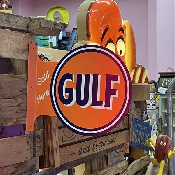 楽天市場】GULF サインプレート アメリカン ブリキ看板 アメリカ