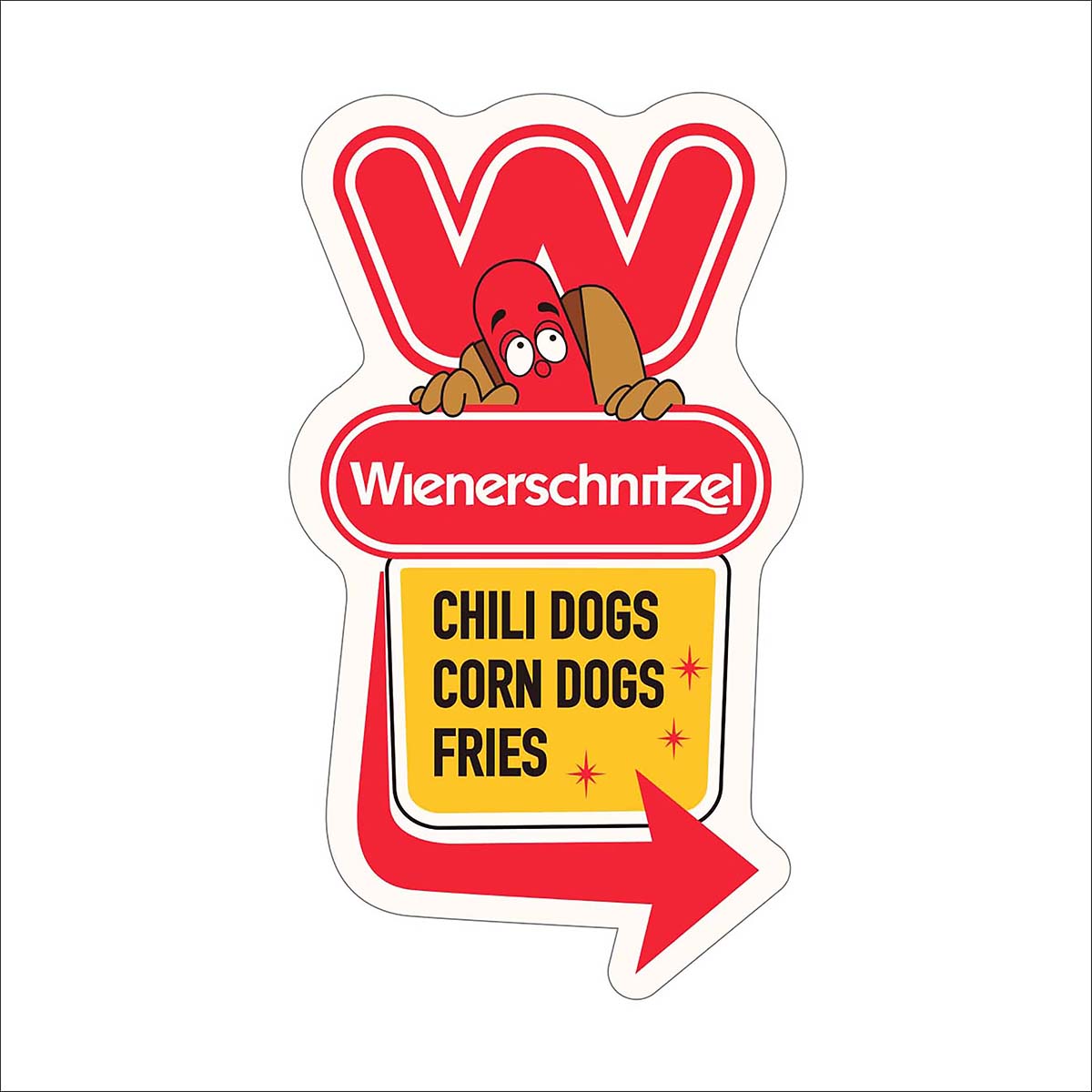 wiener schnitzel ウィンナーシュニッツェル　ハイウェイ　看板 Amazon.co.jp: ウィンナーシュニッツェル ステッカー