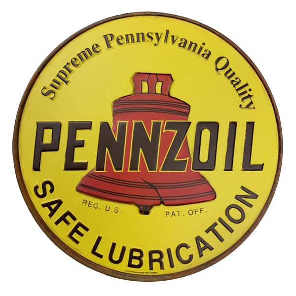 楽天市場】ペンズオイル オイル缶型エンボスティンサイン 看板
