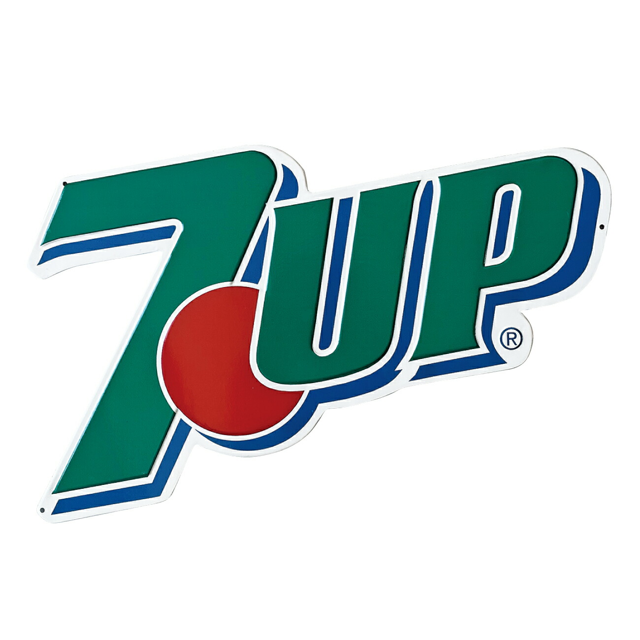 楽天市場】7UP セブンアップ ボトルキャップサイン （1950年代ロゴ