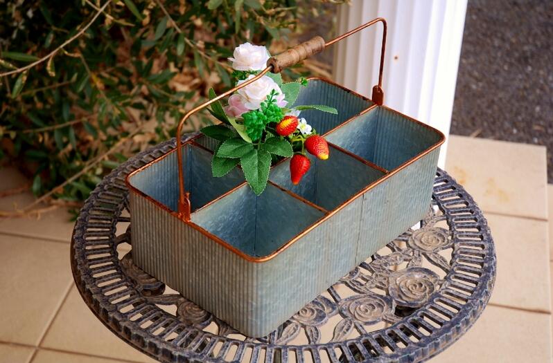 楽天市場】ガーデニング雑貨 フラワースタンド S ワイヤーバスケット