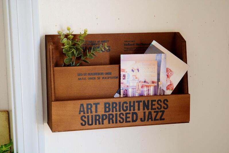 楽天市場】ウォールポケット アンティーク おしゃれ 3段 縦長 金属