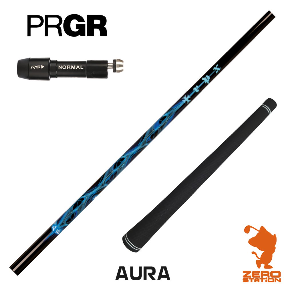 【1年間保証付】 プロギア 用互換 スリーブ付きシャフト TRPX ティーアールピーエックス AURA アウラ [RS JUST/RS5] ゴルフシャフト （スリーブシャフト スリーブ装着シャフト ドライバー用 スリーブ付シャフト）