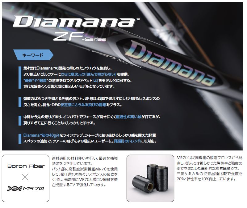 【楽天市場】【実店舗で組立】キャロウェイ スリーブ付きシャフト 三菱ケミカル Diamana ZF ディアマナ ZF [EPIC/MAVRIK