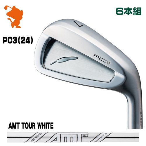 FOURTEEN 2024 マイコン-3 IRON フォーティーン マイコン3 24 アイアン 6本組 AMT TOUR WHITE スチール写真立て坑 製造業者カスタム メンズクラブ-スポーツ・アウトドア