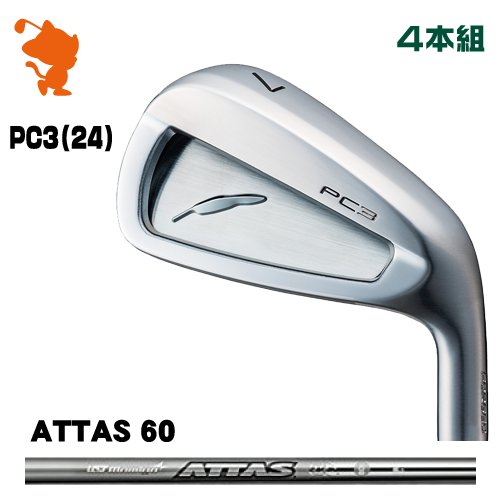 FOURTEEN 2024 PC-3 IRON フォーティーン PC3 24 アイアン 4本組 ATTAS IRON 60 アッタス メーカーカスタム｜ゴルフショップ　ゼロステーション