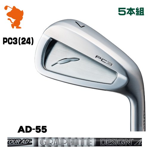 FOURTEEN 2024 PC-3 IRON フォーティーン PC3 24 アイアン 5本組 TourAD 55 ツアーAD メーカーカスタム