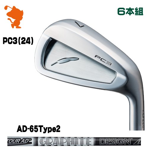 FOURTEEN 2024 PC-3 IRON フォーティーン PC3 24 アイアン 6本組 TourAD 65 Type2 ツアーAD メーカーカスタム|ゴルフショップ ゼロステーション