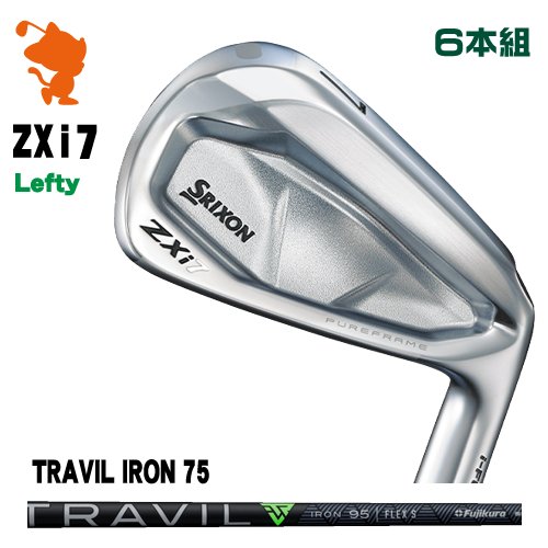 DUNLOP 2024 SRIXON ZXi7 Lefty IRON ダンロップ スリクソン ZXi7 レフティ アイアン 6本組 TRAVIL IRON 75 トラビルアイアン メーカーカスタム