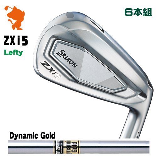 DUNLOP 2024 SRIXON ZXi5 Lefty IRON ダンロップ スリクソン ZXi5 レフティ アイアン 6本組 Dynamic Gold ダイナミックゴールド メーカーカスタム