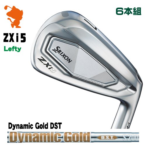 DUNLOP 2024 SRIXON ZXi5 Lefty IRON ダンロップ スリクソン ZXi5 レフティ アイアン 6本組 Dynamic Gold DST ダイナミックゴールド メーカーカスタム