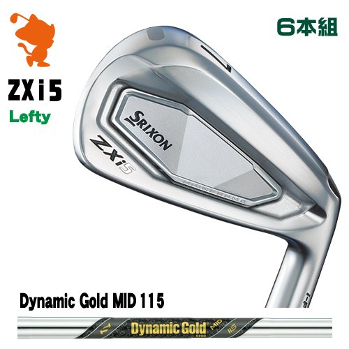 DUNLOP 2024 SRIXON ZXi5 Lefty IRON ダンロップ スリクソン ZXi5 レフティ アイアン 6本組 Dynamic Gold MID 115 ダイナミックゴールド メーカーカスタム