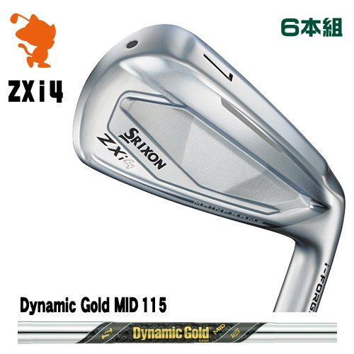 DUNLOP 2024 SRIXON ZXi4 IRON ダンロップ スリクソン ZXi4 アイアン 6本組 Dynamic Gold MID 115 ダイナミックゴールド 製造業者カスタム スポーツ・アウトドア-アイアン