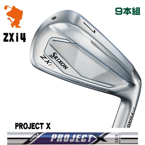 DUNLOP 2024 SRIXON ZXi4 IRON ダンロップ スリクソン ZXi4 アイアン 9本組 PROJECT X プロジェクトエックス メーカーカスタム