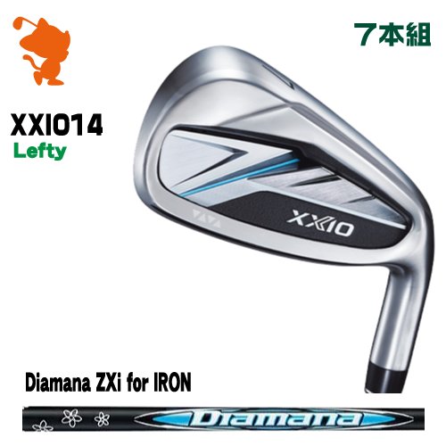 DUNLOP 26 XXIO 14 Lefty IRON ダンロップ ゼクシオ14 レフティ アイアン 7本組 Diamana ZXi for IRON カーボンシャフト メーカーカスタム