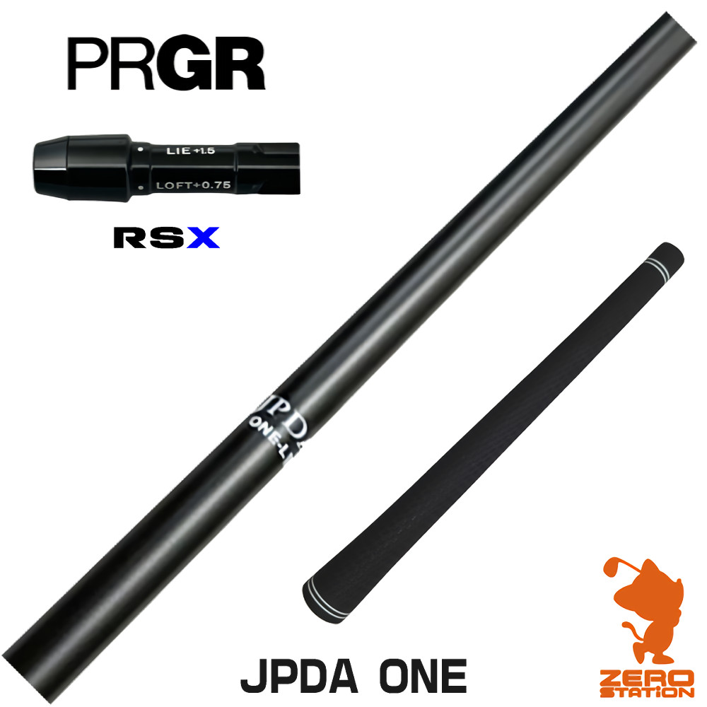 【1年間保証付】 プロギアRSX 用互換 スリーブ付きシャフト JPDA ONE [飛距離アップグリップ付] [24RS] ゴルフシャフト （スリーブシャフト スリーブ装着 ドライバーシャフト スリーブ付シャフト）