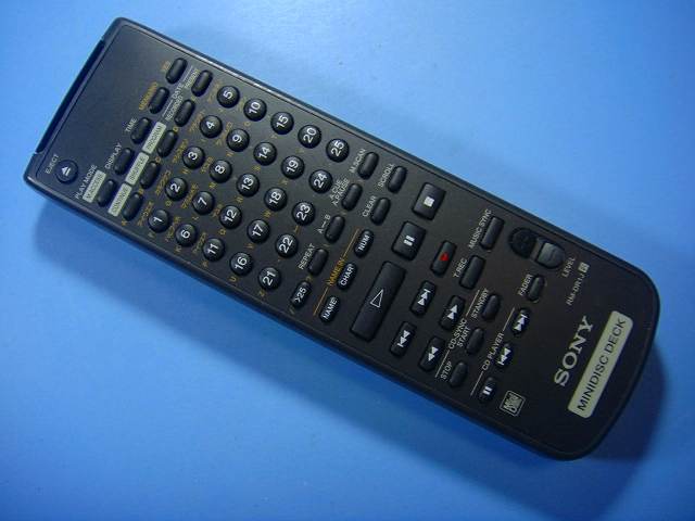 RM-DR1J MDデッキ用 リモコン SONY リモコンオーディオ 送料無料 スピード発送 即決 動作確認済 不良品返金保証 純正 D6354