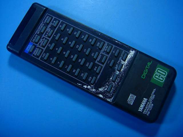 RS-CD9 YAMAHA ヤマハ オーディオ リモコン 送料無料 スピード発送 即決 動作確認済 不良品返金保証 純正 D7410