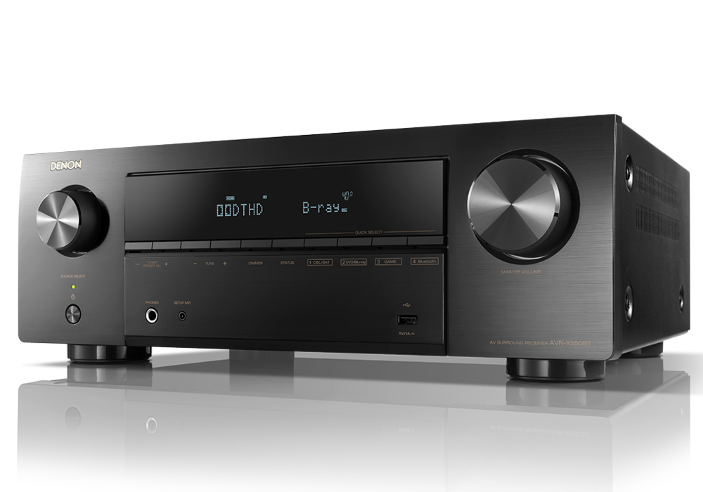 日本産 DENON AVR-X550BT（5.2ch AVサラウンドレシーバー）【次回納期