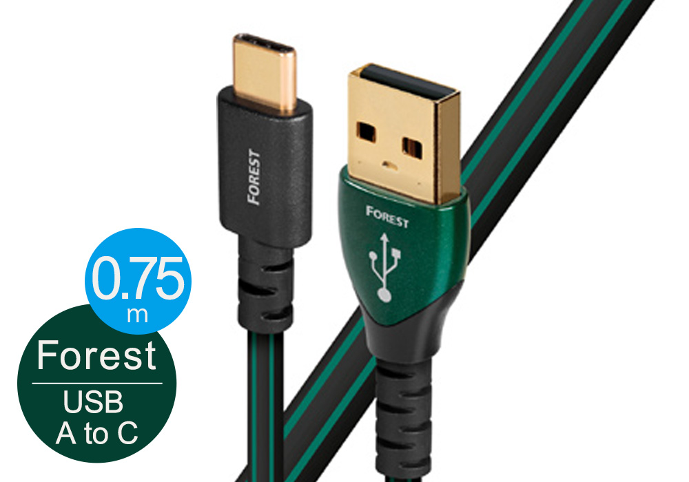 【楽天市場】audioquest - USB2 FOREST/0.75m/AC（USB2/FOR/0.75M/AC）（USB2.0・A-C