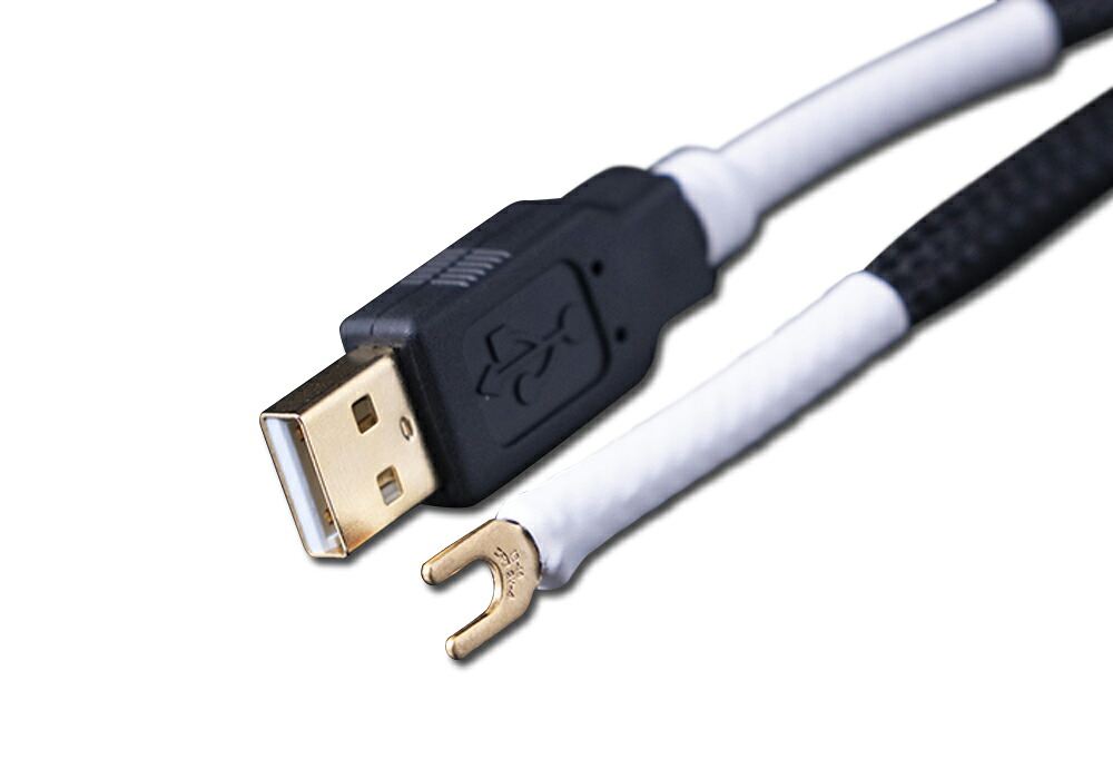 KOJO（光城精工） - Clone1UA（アースケーブル・1.2m・Y端子-USB-A）【メーカー直送品（代引不可）・納期は確認後ご連絡】