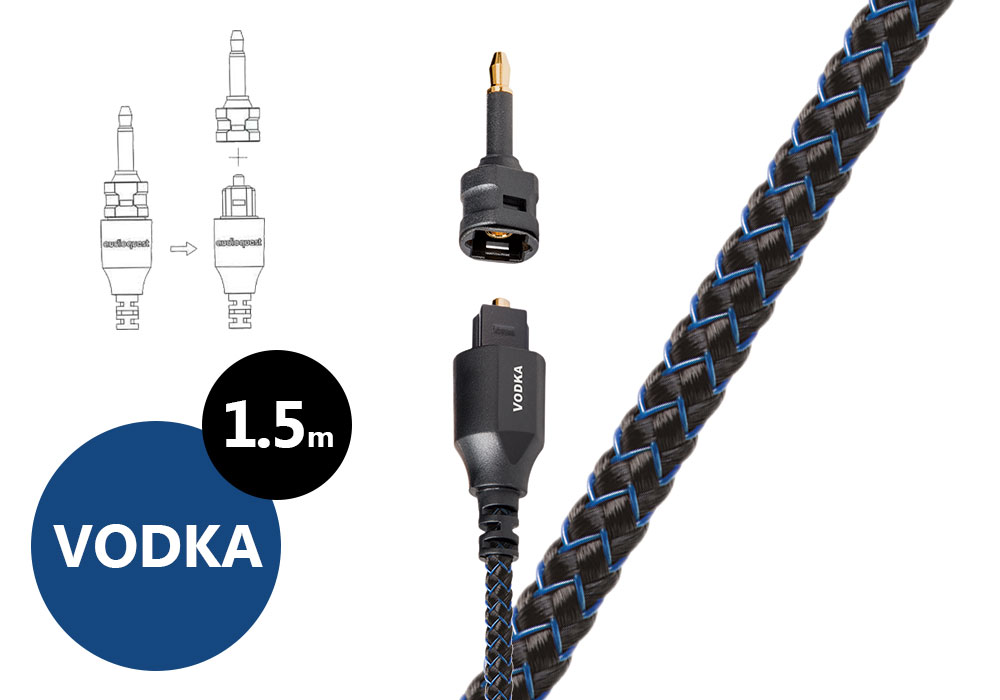 audioquest HDMI VODKA 48 1m オーディオクエスト audioquest - HDMI Vodka48/1.0m（VOD48G/1M）（48Gbps・8K対応