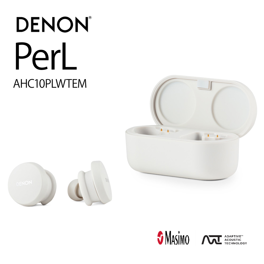 DENON - PerL/ホワイト(AHC10PLWTEM)ノイズキャンセリング・完全ワイヤレスイヤホン【在庫有り即納】