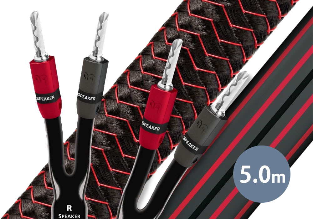 AudioQuest ROCKET22 SBW バナナ3m Rocket 22 Banana Gold SBW 3 m, reproduktorový kabel v Single