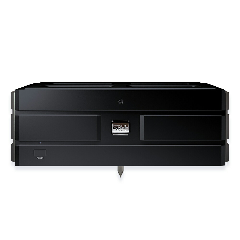 SOULNOTE - A-3 core/プレミアム・ブラック(ステレオパワーアンプ){大型CSR}【メーカー直送品(代引不可)・納期は確認後ご連絡】|オーディオ逸品館