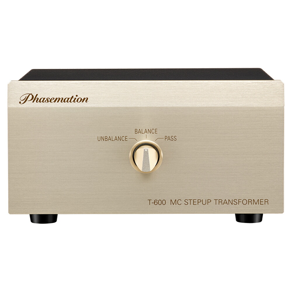 Phasemation - T-600（MC昇圧トランス・RCA/XLR入出力対応）【在庫有り即納】