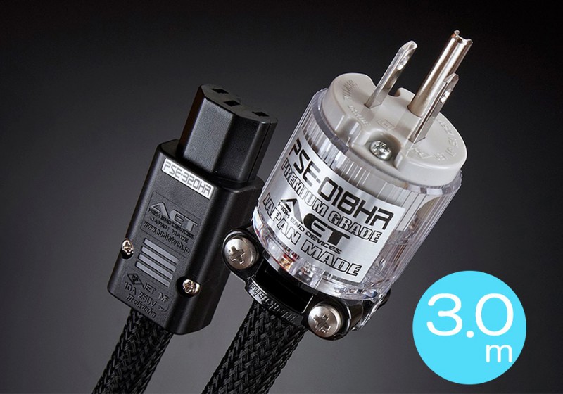 楽天市場】AET 電源ケーブル EVO-1302FB AC 1.8m エーイーティー