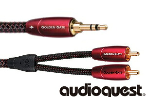 audioquest  GOLDEN GATE 1.5mオーディオクエスト ゴールデン論理ゲート3.5粍→RCA有線テレビ 1.5m アクセサリー・部品-AVケーブル