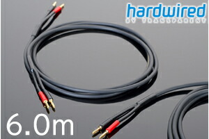 【貨物輸送無料】TRANSPARENT hardwired HWSC20(6.0m) トランスペアレント 捉え所のないワイヤード 両端バナナの木端子 金棒引き有線テレビ スピーカーケーブル-アクセサリー・部品
