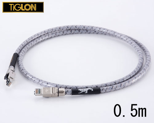 【貨物輸送無料!!】TiGLONTPL3000L-WT0.5MLAN有線テレビ0.5m 50cmTPL3000LWT0.5MWhite Tiger シリーズティグロンネットワークケーブル