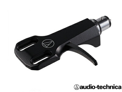【送料無料　即納可能】 audio-technica AT-HS6 ブラック black オーディオテクニカ　ATHS6BK ヘッドシェル 軽量アルミダイキャスト製ヘッドシェル ユニバーサルトーンアーム用ヘッドシェル ※店舗併売品の為売り切れの場合がございます。
