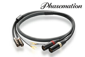 【価格はお問い合わせください】PhasemationフェーズメーションCC-1000Rフォノケーブル1.2m｜オーディオのだや