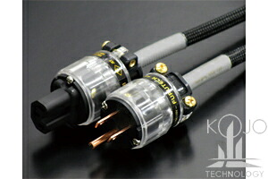 【送料無料】KOJOGorgon KS-13電源ケーブル3m｜オーディオのだや