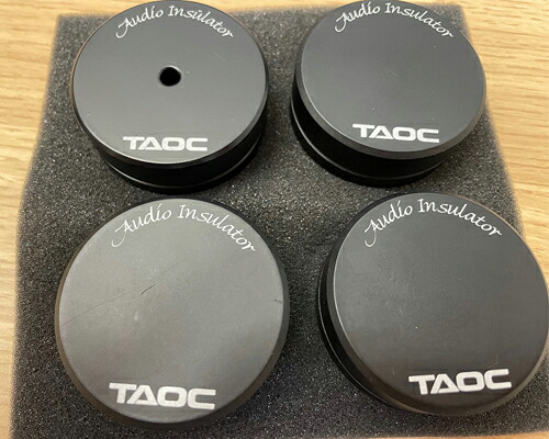 【B級傷有品】【店卸し資産極限点！貨物輸送無料】TAOC TITE-25HCタオック インシュレーター4個1組 ハイカーボン鋳鉄 インシュレーターTITE25HC※バス発着場との併売品の利益、売り切れの切っ掛けがございます。B級品(傷有)