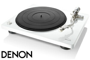 【送料無料】DENON DP-400ホワイトデノン アナログ・レコードプレーヤー｜オーディオのだや