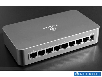 【送料無料】 NuPrime Omnia SW 8 ニュープライム OmniaSW8 オーディオ専用ハブ　スイッチングハブ 100/1000Base-Tギガビット対応のオーディオ専用HUB 59,400円
