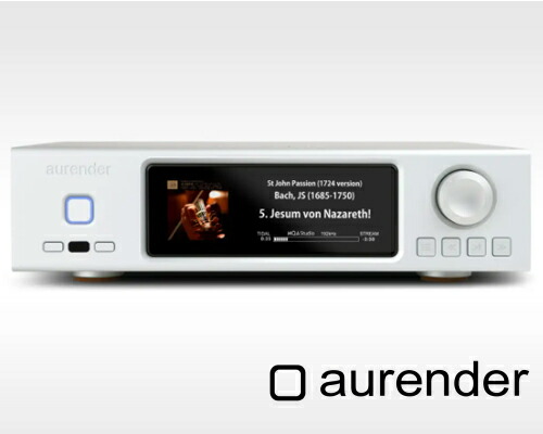 【貨物輸送無料】aurenderA1000 silverARD-A1000-SARDA1000S シルバーオーレンダーネットワークプレーヤー小型ながら高性能と多役立つことを兼ね備えた網状組織電気蓄音機
