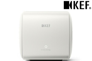 【送料無料！】KEF ケーイーエフKC62 SUBWOOFERMineral White　ミネラルホワイトサブウーファー｜オーディオのだや