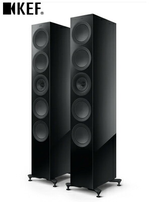 【貨物輸送無料】KEF R11 META(1ありの実)black 黒いことグロスHiFi 金棒引きRシリーズフラッグシップ 3通い路・立ち会い場照明ランプ型スピーカーフロアスタンドスピーカー