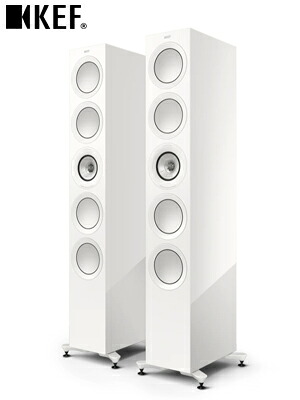 【貨物輸送無料】KEF R11 META(1ありの実)white 白いことグロスHiFi 金棒引きRシリーズフラッグシップ 3通い路・立ち会い場照明ランプ型スピーカーフロアスタンドスピーカー