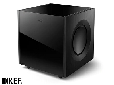 【貨物輸送無料】KEFREFERENCE 8b Subwooferサブウーファー密閉型エンクロージャーPiano Black High Gloss