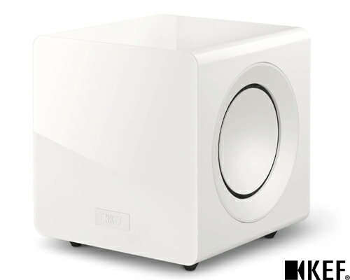 【送料無料】 KEF ケーイーエフ KC92 SUBWOOFER Whitegloss　ホワイトグロス サブウーファー ツイン9インチドライバー・フォースキャンセリング・サブウーファー