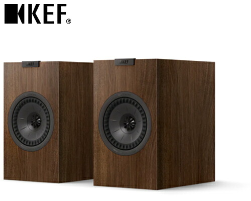 【貨物輸送無料】KEF Q1 META walnut ありの実Q1METAウォール中毒者Qつづき物2ウェイ・ブックシェルフ型金棒引きパウダーコンパクト2通い路・ バスレフブックシェルフスピーカー HiFi 金棒引き